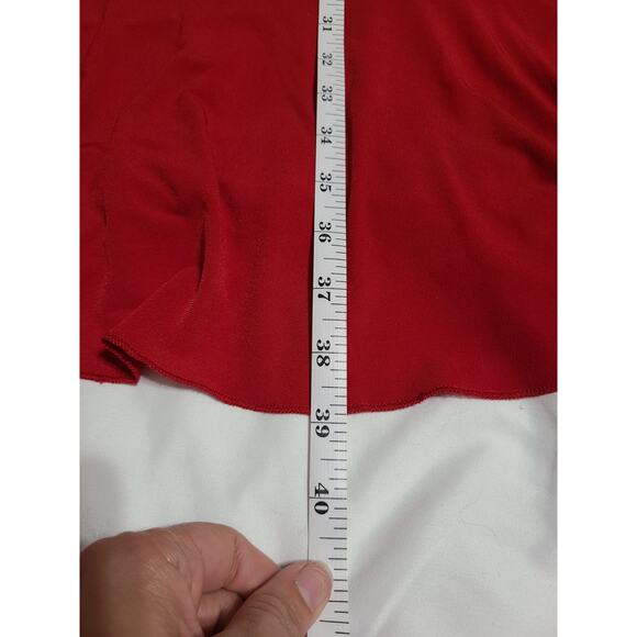 Lane Bryant 26/28w women's plus size red dress with rhinestones - Picture 12 of 12